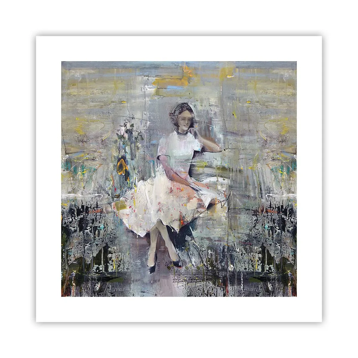 Plagát - Klasická a moderná - 40x40 cm