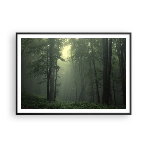 Plagát v čiernom ráme - Než sa prebudí - 100x70 cm