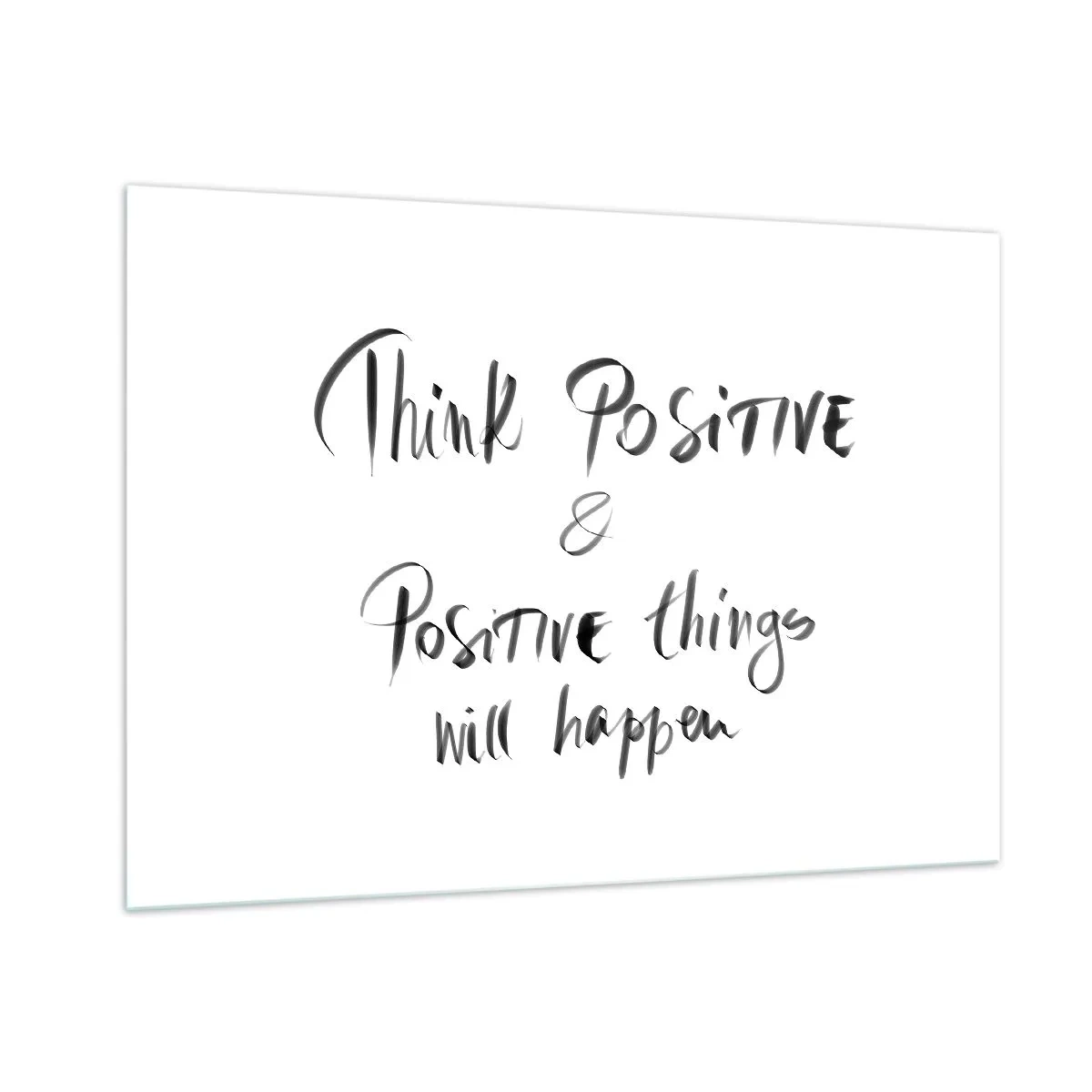 Obraz na skle - Ako žiť? - 100x70 cm