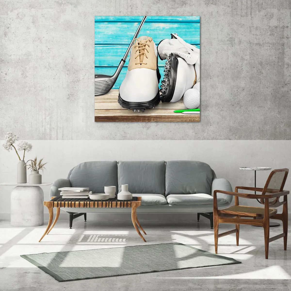 Obraz na skle - Všetko pripravené - 70x70 cm