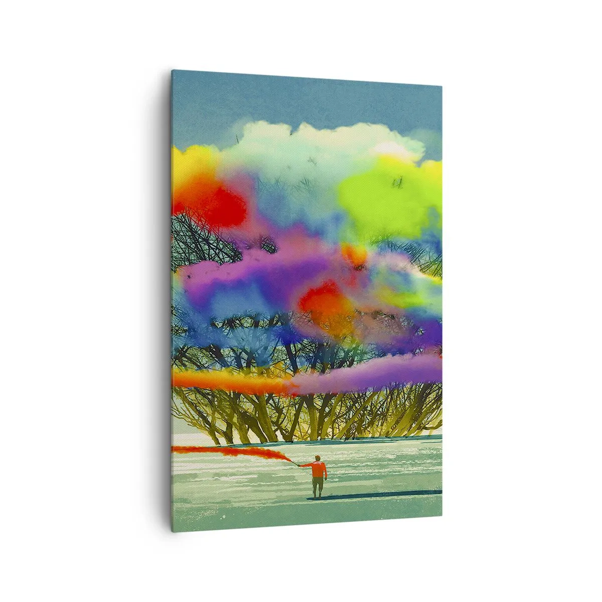 Obraz na plátne - Oživiť tento svet - 80x120 cm