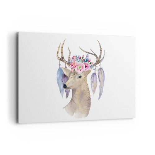 Obraz na plátne - Sprievodca duše - jemný, nevinný - 120x80 cm