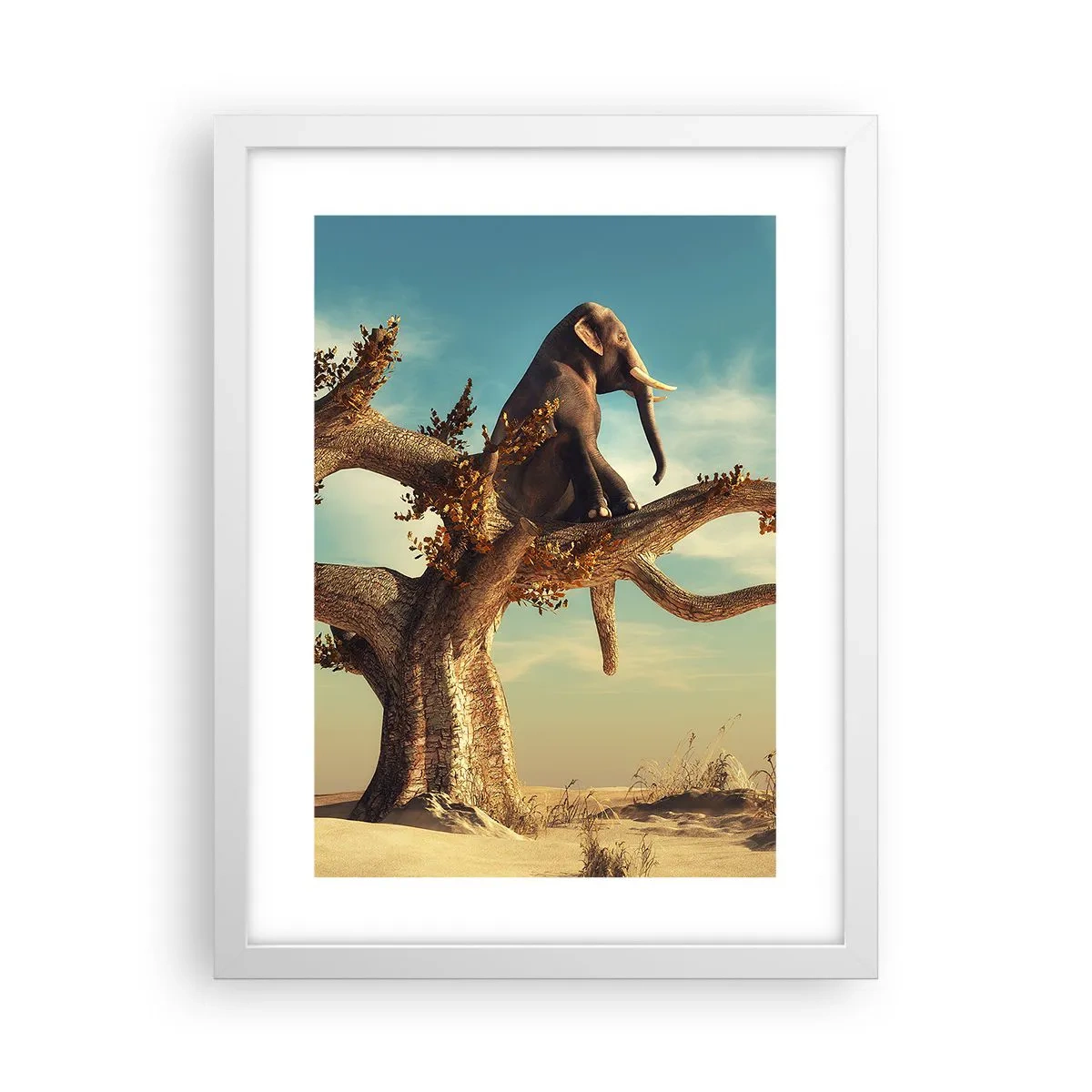 Plagát v bielom ráme - Nový uhol pohľadu - 30x40 cm