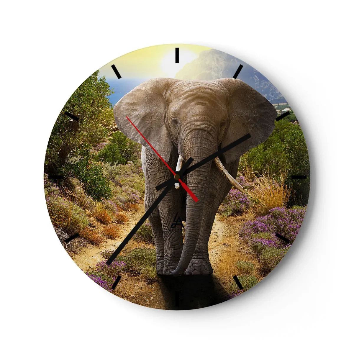 Nástenné hodiny - Tak vyzeral Raj - 40x40 cm