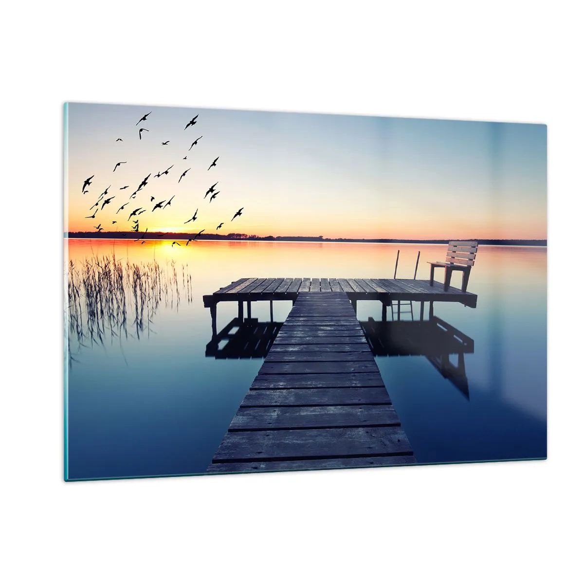 Obraz na skle - To bol dobrý deň - 120x80 cm