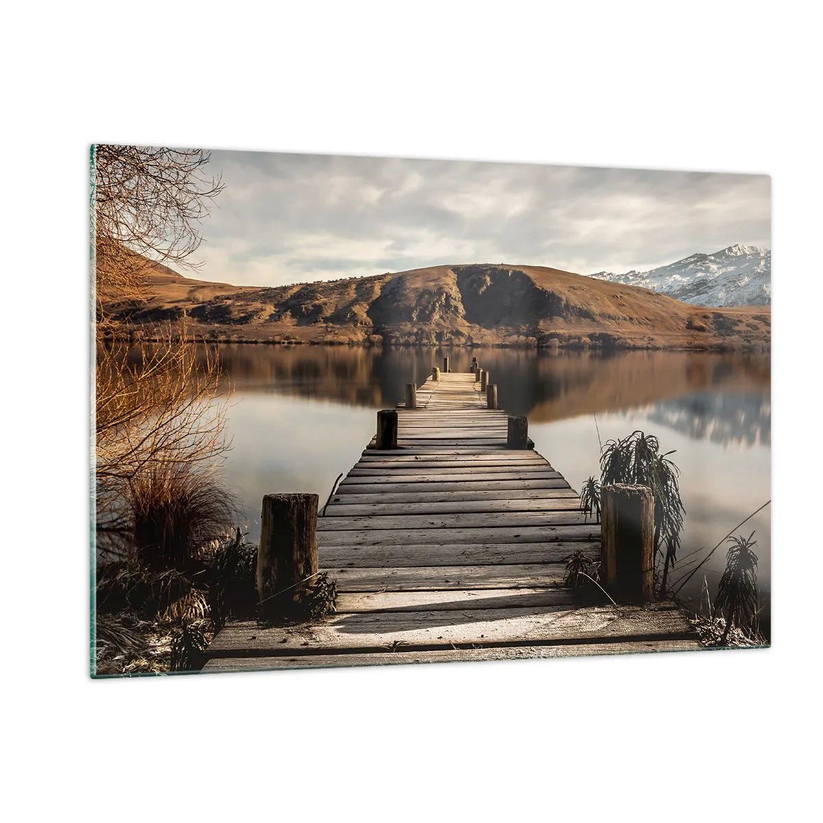 Obraz na skle - Krajina v tichu - 120x80 cm