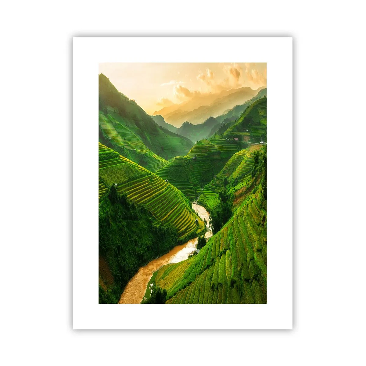 Plagát - Vietnamské údolie - 30x40 cm