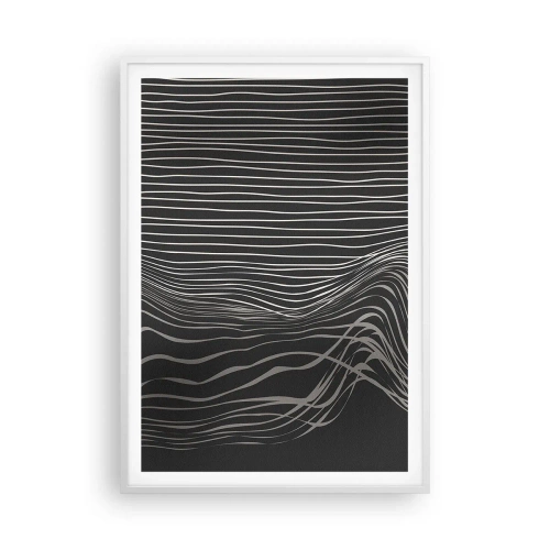 Plagát v bielom ráme - Rytmus a prízvuk - 70x100 cm