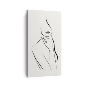 Obraz na plátne - Vlna melanchólie - 45x80 cm