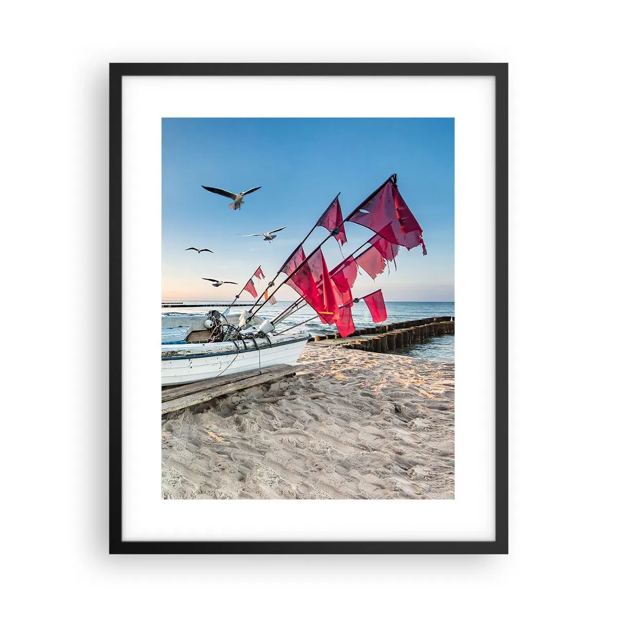 Plagát v čiernom ráme - Zaslúžená prestávka - 40x50 cm