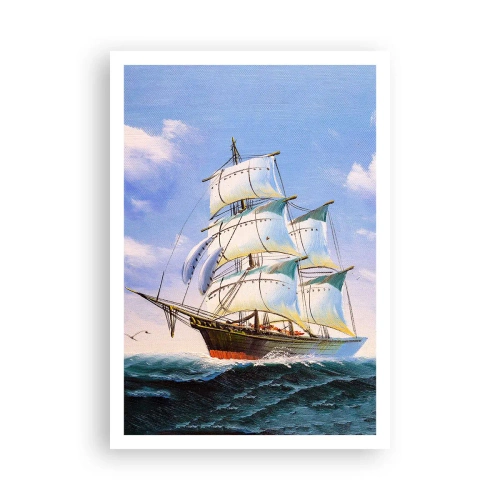 Plagát - Hrdo s vetrom - 70x100 cm