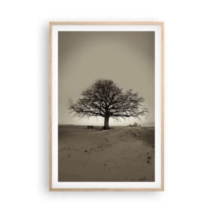 Plagát v ráme zo svetlého duba - Odtiaľ až do večnosti - 61x91 cm