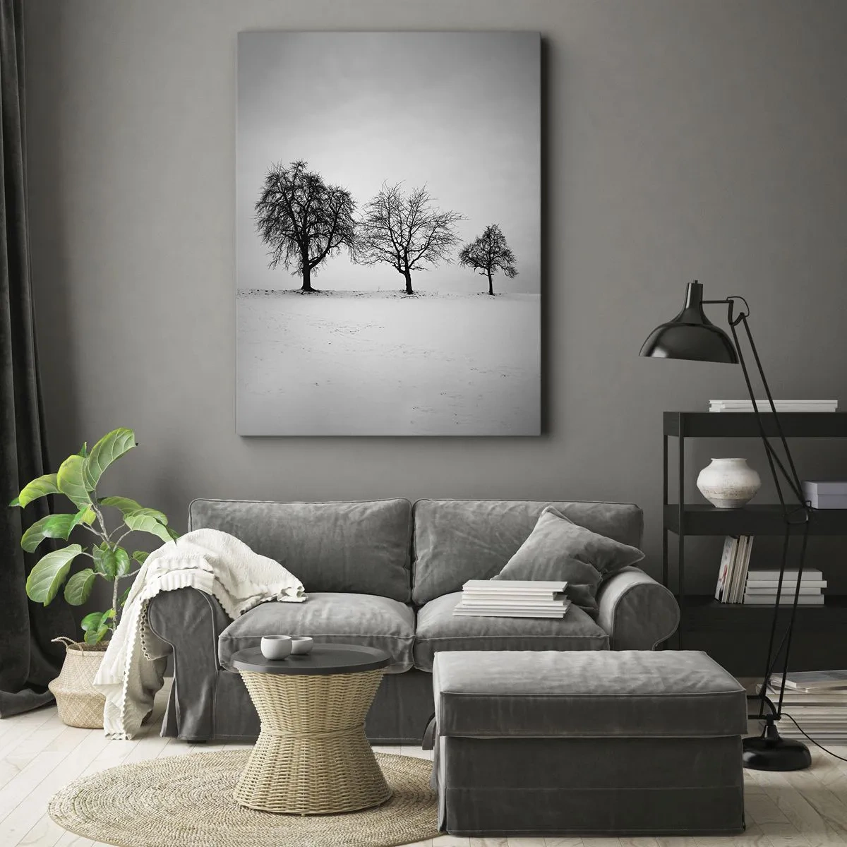 Obraz na plátne - O čom sníva? - 45x80 cm