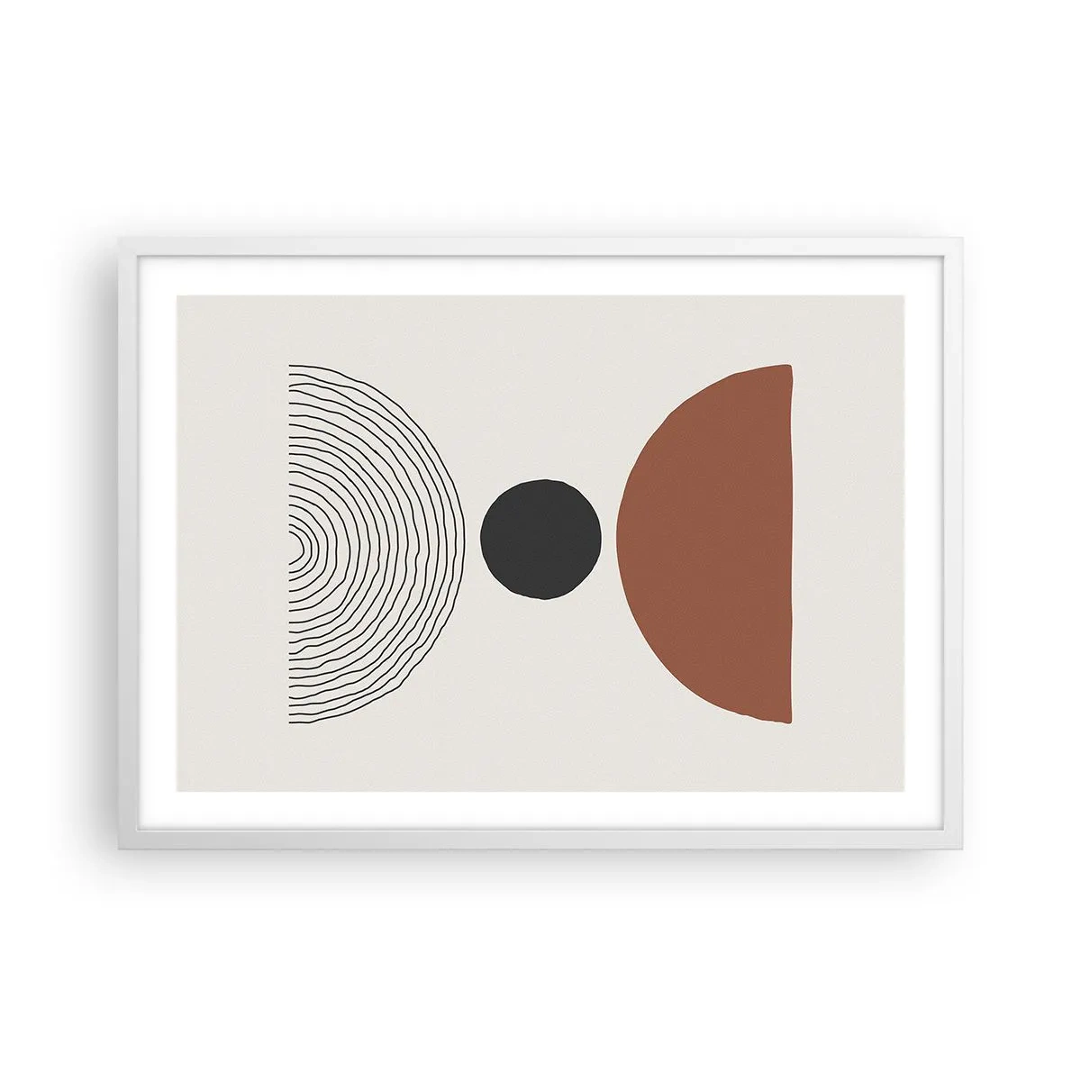 Plagát v bielom ráme - V centre pozornosti - 70x50 cm