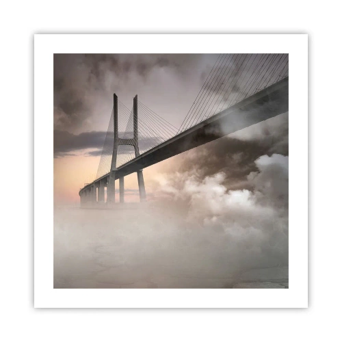 Plagát - Pri rieke, ktorá nie je - 50x50 cm