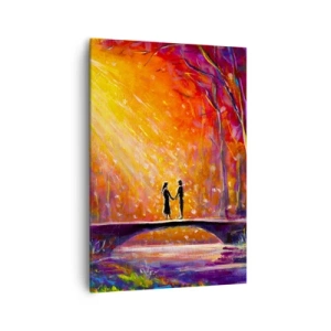 Obraz na plátne - Nebo ich tiež miluje - 70x100 cm