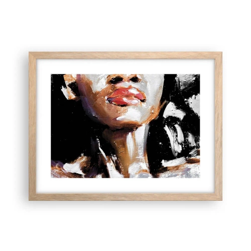 Plagát v ráme zo svetlého duba - Hrdosť bez predsudkov - 40x30 cm