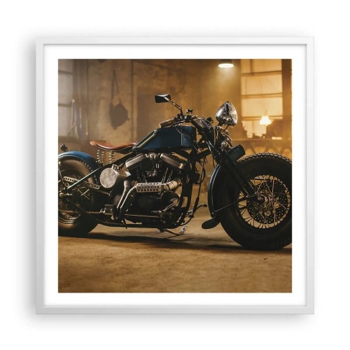 Plagát v bielom ráme - Môžem všetko - 60x60 cm