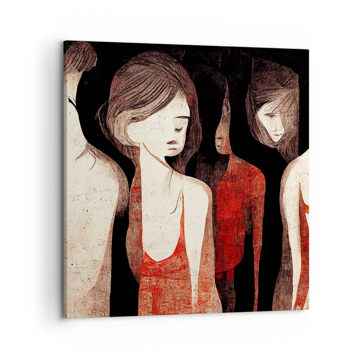 Obraz na plátne - Madony z temnoty - 50x50 cm