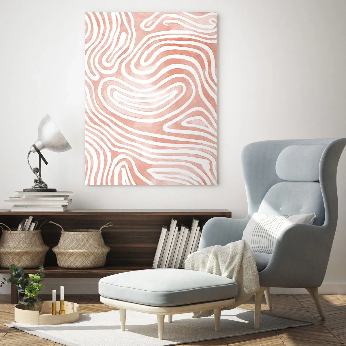 Obraz na skle - V koralovom labyrinte - 50x70 cm