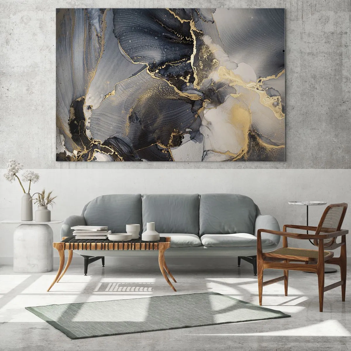 Obraz na skle - Život kameňa - 100x40 cm