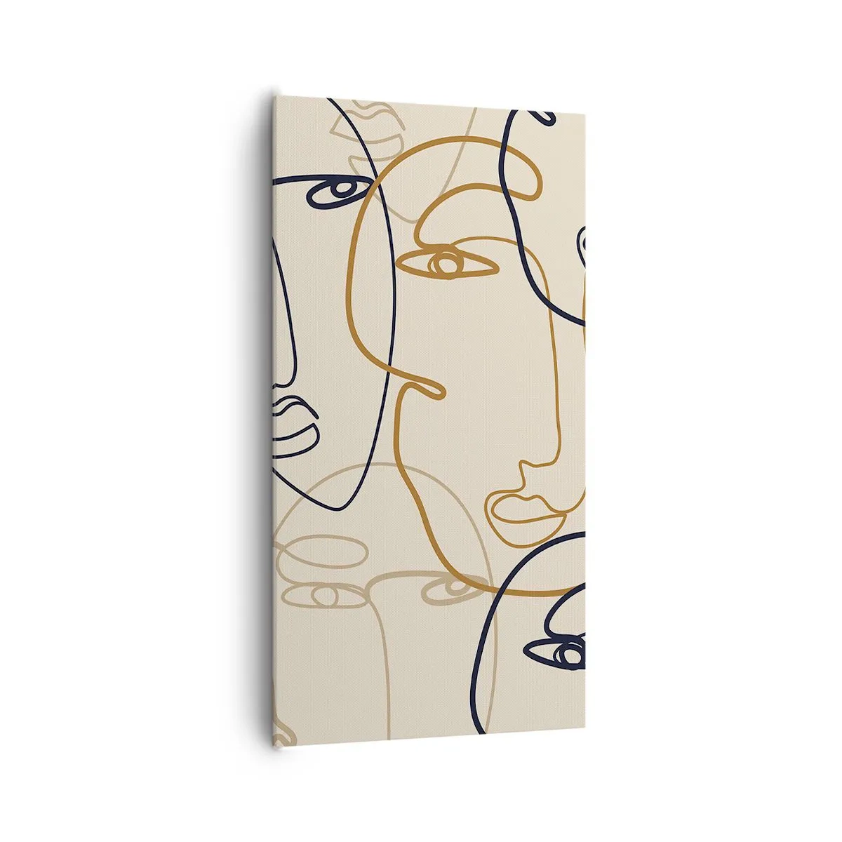 Obraz na plátne - Portrét znásobený - 65x120 cm