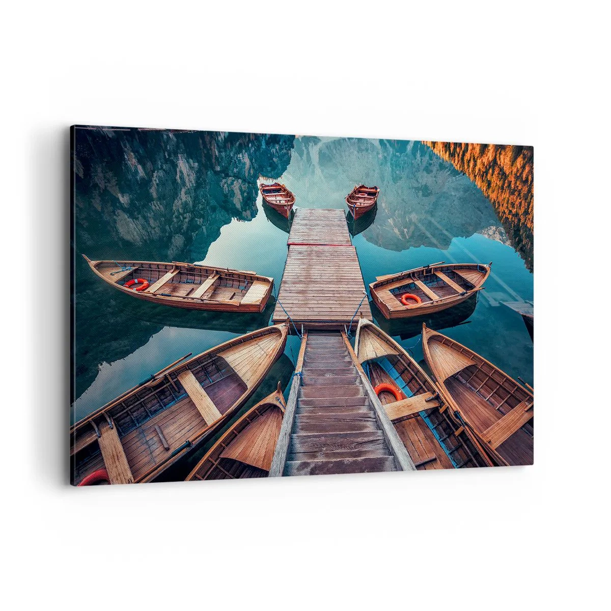 Obraz na plátne - Čakám v prístave - 100x70 cm