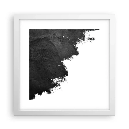 Plagát v bielom ráme - Živly: zem - 30x30 cm