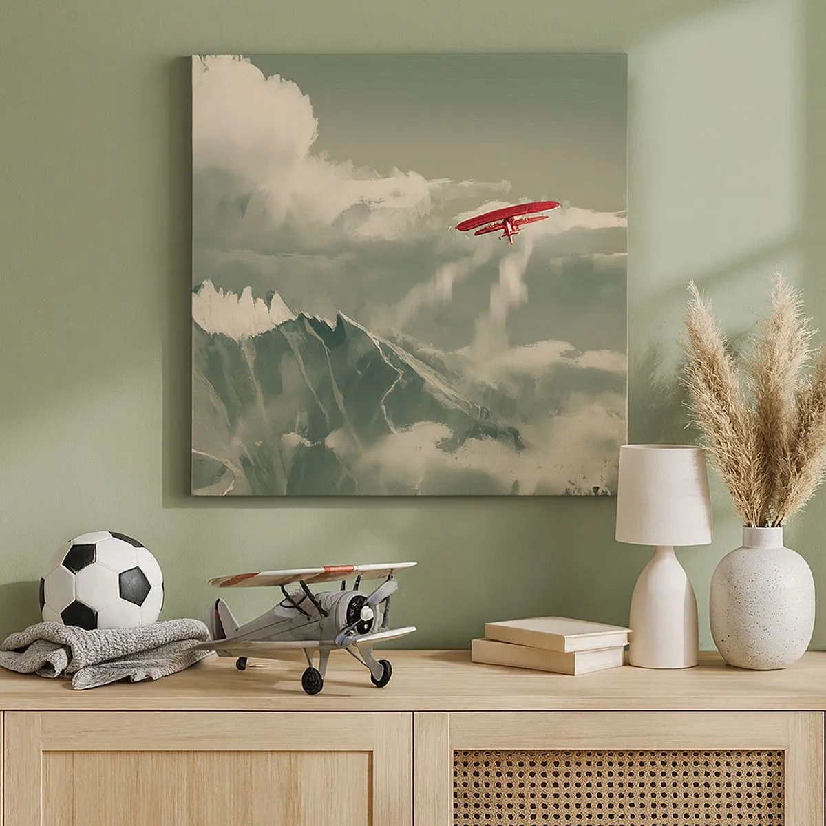 Obraz na plátne - Nebojácny priekopník - 30x30 cm