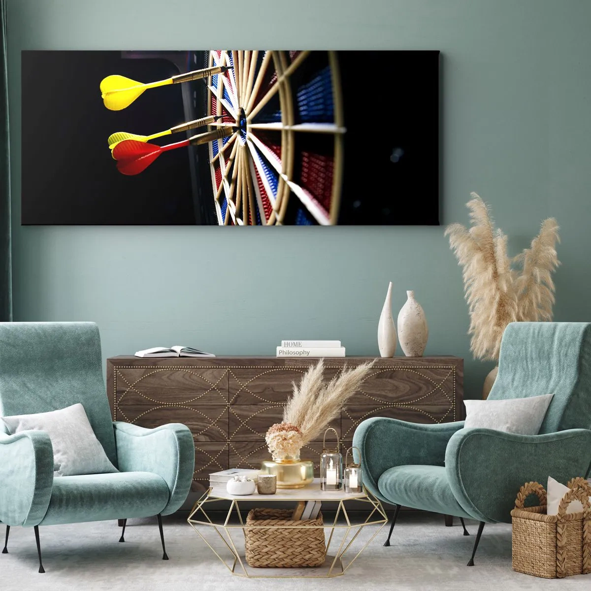 Obraz na plátne - Presný zásah - 100x40 cm