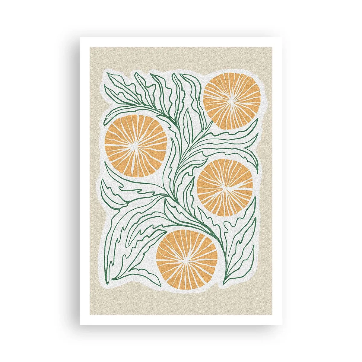 Plagát - Etnicky s abstraktným nádychom - 70x100 cm