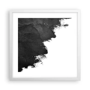 Plagát v bielom ráme - Živly: zem - 40x40 cm