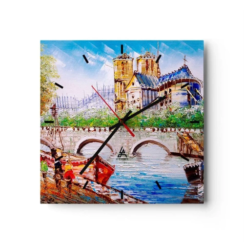 Nástenné hodiny - Ich čas nikdy neskončí - 30x30 cm