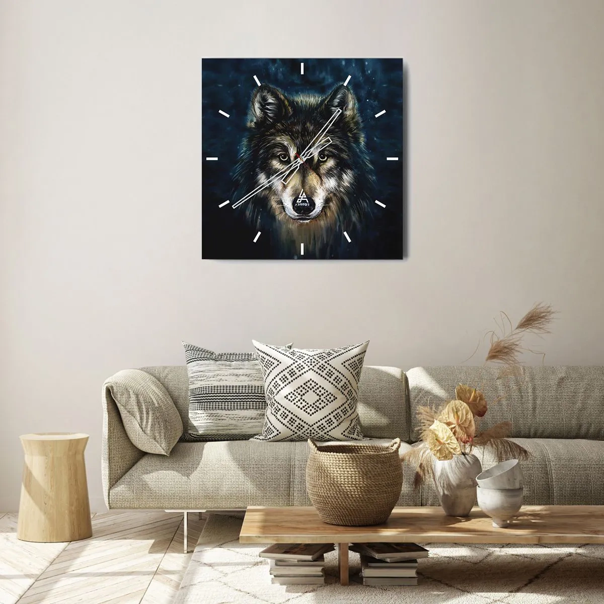 Nástenné hodiny - Alfa? A omega - 30x30 cm