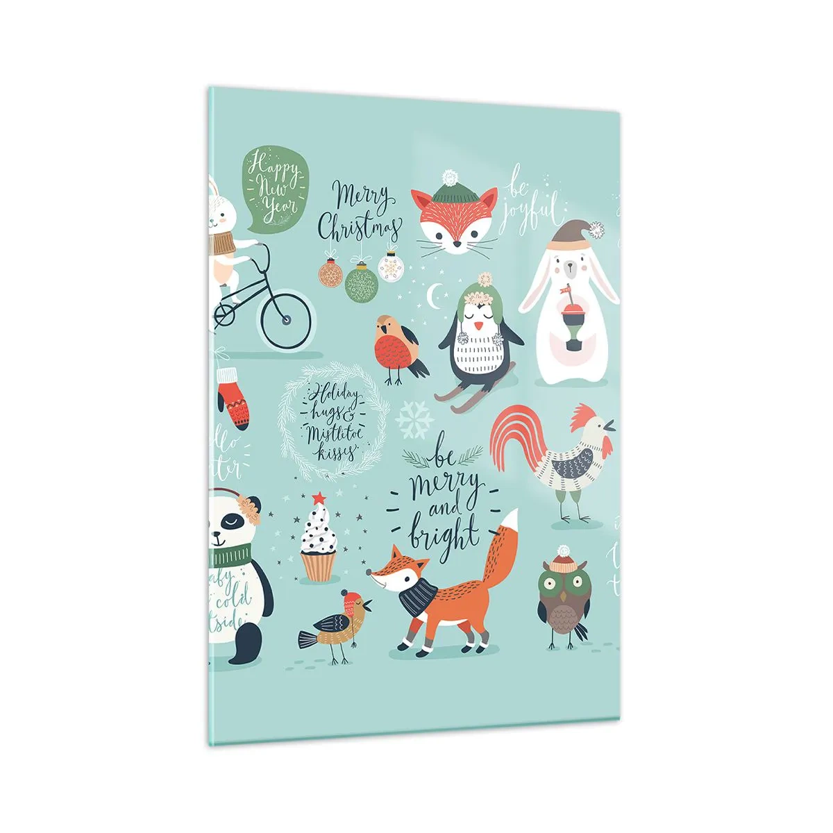 Obraz na skle - Nech sú vždy Vianoce! - 50x70 cm