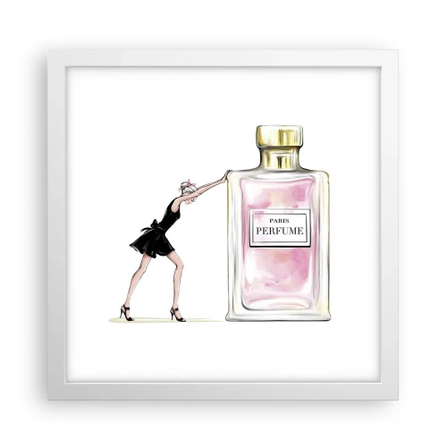 Plagát v bielom ráme - Podstata ženskosti - 30x30 cm