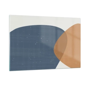 Obraz na skle - Ovály a vplyvy - 120x80 cm