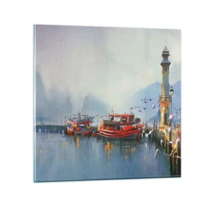 Obraz na skle - Na konci sveta - 70x70 cm