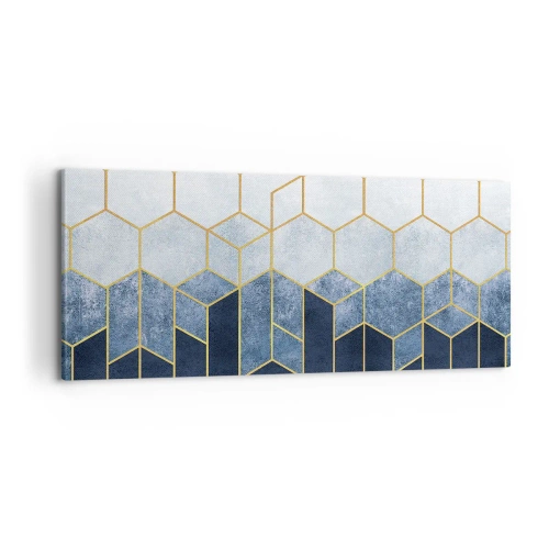 Obraz na plátne - Kompozícia v synkopickom rytme - 100x40 cm