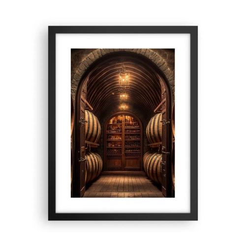 Plagát v čiernom ráme - Nádherná pivnica - 30x40 cm