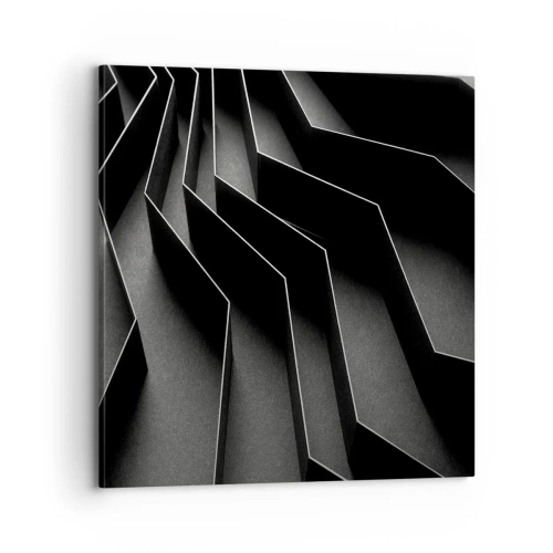 Obraz na plátne - Priestorový poriadok - 70x70 cm