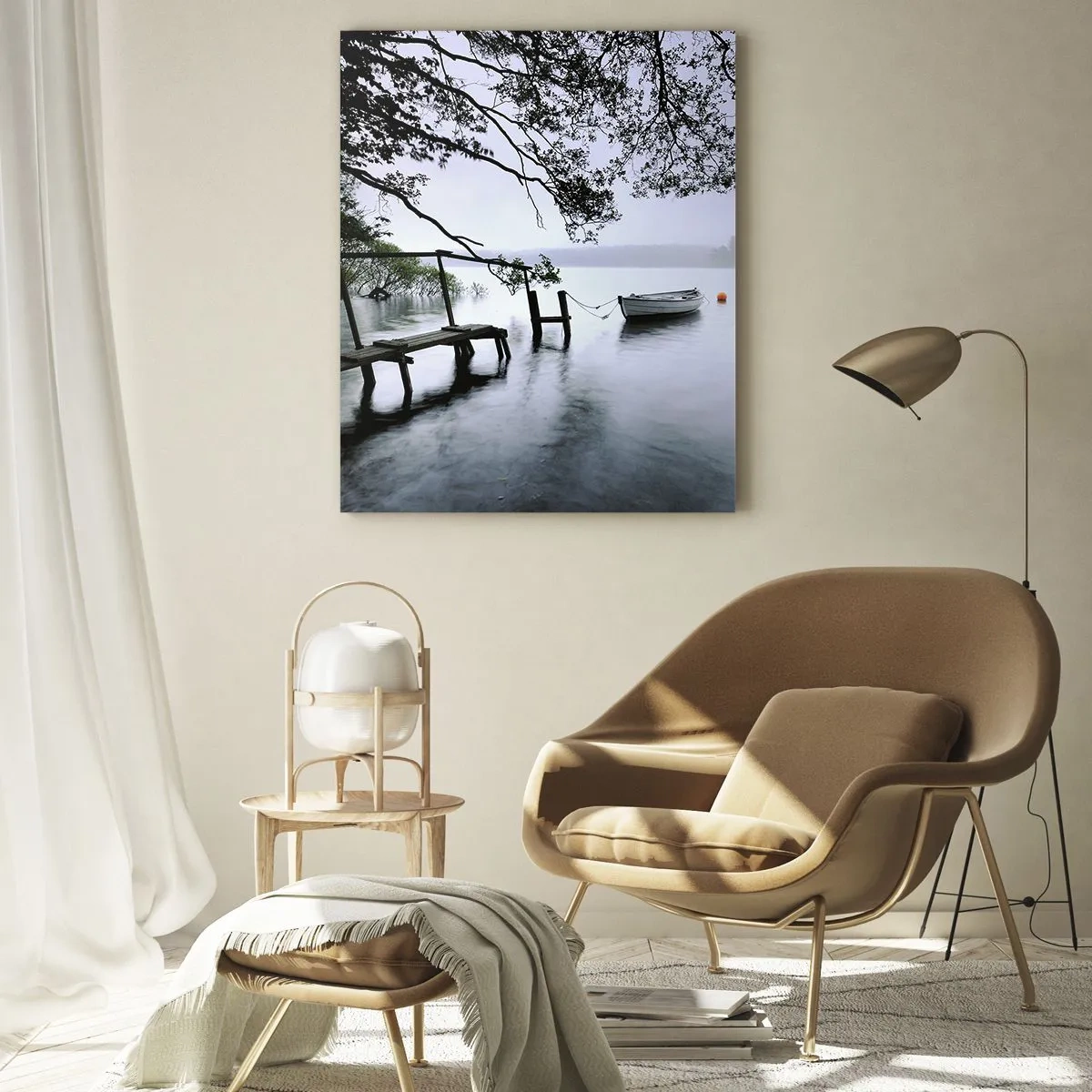 Obraz na skle - Už odpočívaš - 50x70 cm