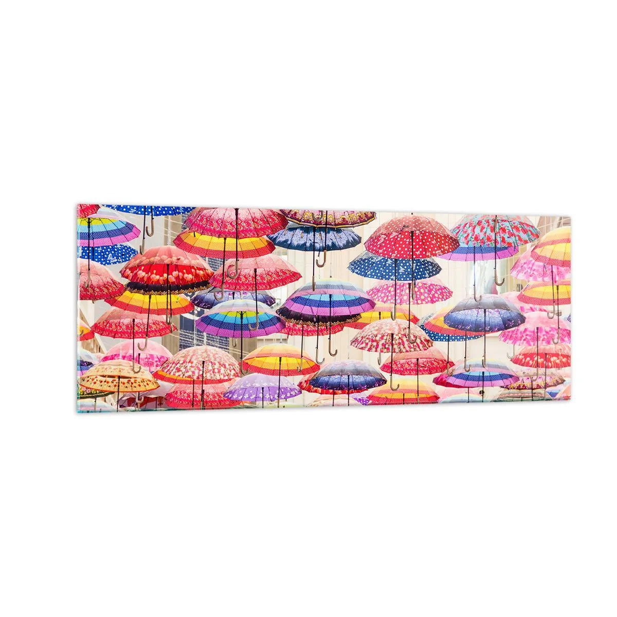 Obraz na skle - Mestská lúka - 140x50 cm