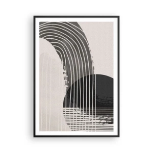 Plagát v čiernom ráme - Tam a späť - 70x100 cm