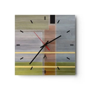 Nástenné hodiny - Jednoducho a v kľude - 30x30 cm