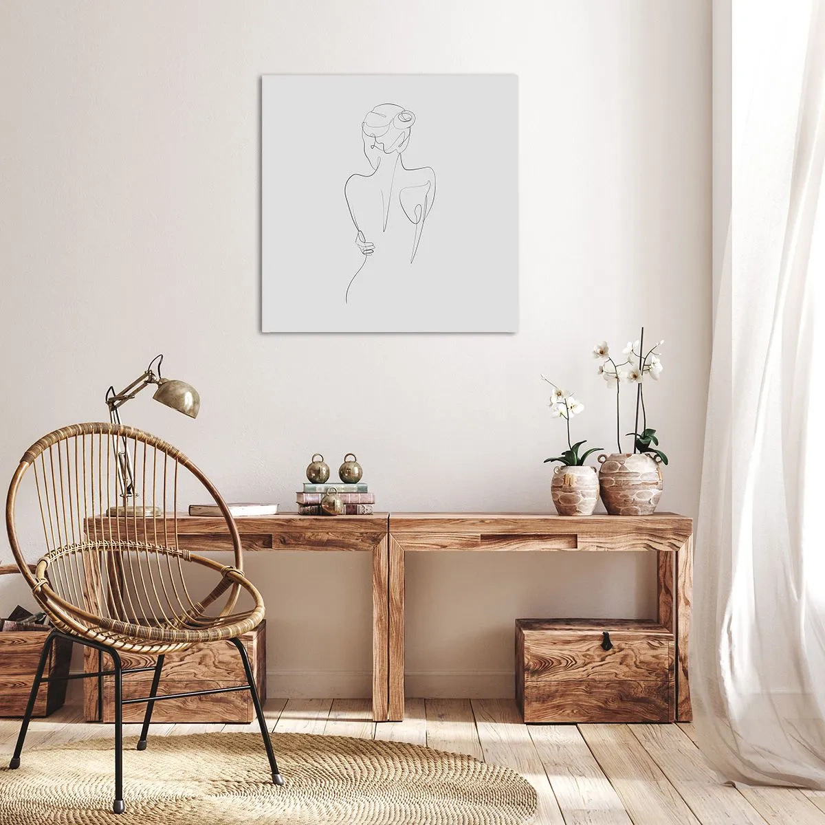 Obraz na plátne - Hudba tela - 50x50 cm