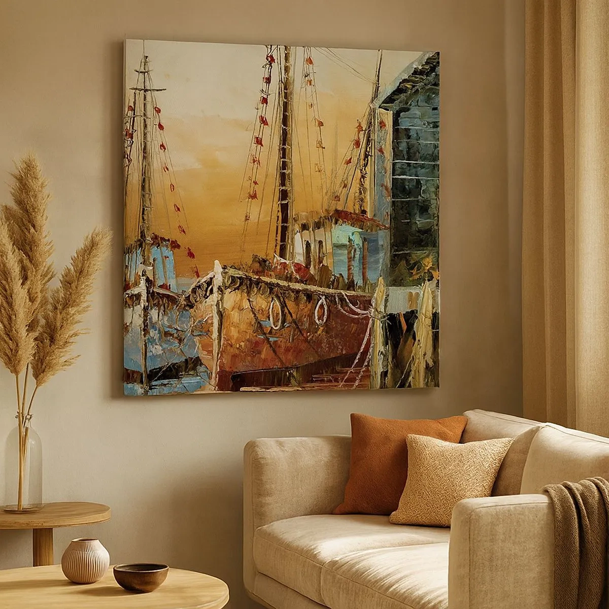 Obraz na plátne - Pokojný návrat - 30x30 cm