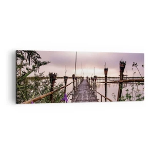 Obraz na plátne - Pokoj a pohoda Ázie - 140x50 cm