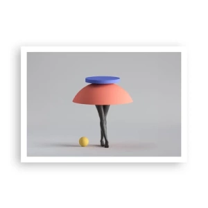 Plagát - Surrealistická kompozícia - 100x70 cm