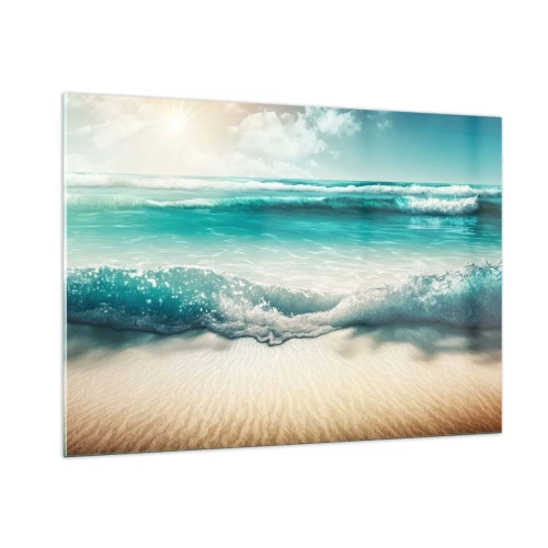 Obraz na skle - Kľud oceánu - 100x70 cm